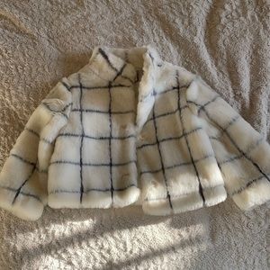 Janie and Jack kids fuzzy jacket
